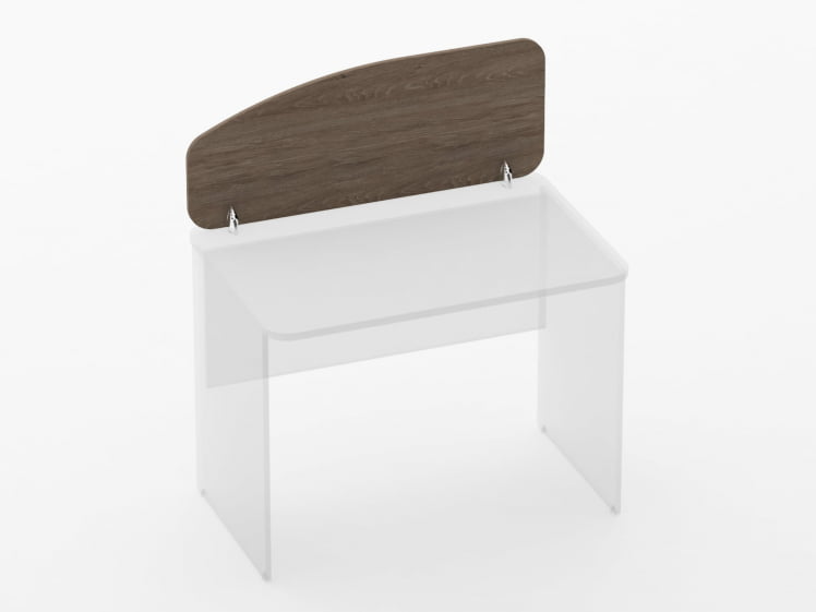 Экран разделительный Глассй 5.12.10 Дуб Верцаска / Glassy_0