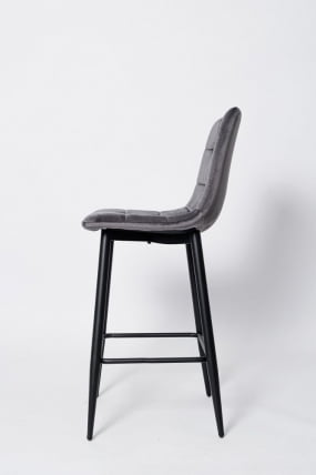 Стул барный БC-1722 графит вельвет / BC-1722_1