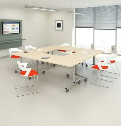 Стол складной Коннеcт 120х60х72.5см Белый / Connect_9