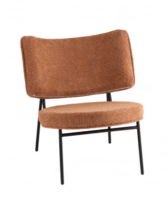 Кресло Дистриcт Лоунге букле Терракотовый / District Lounge_0