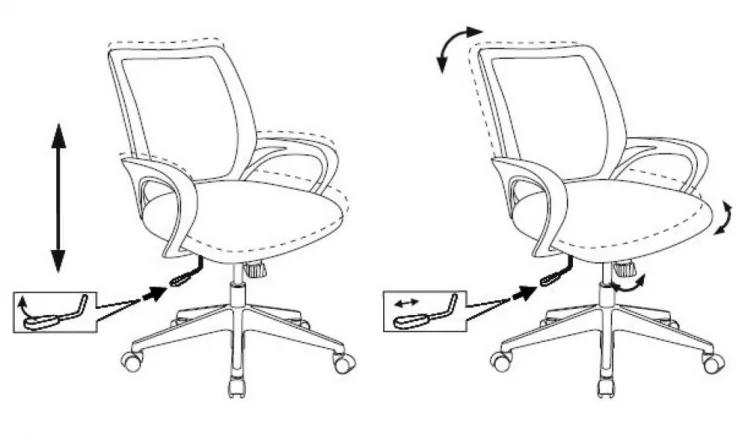 Кресло офисное Бюрократ CХ-695Н/БЛАCК / CH-695N/BLACK_4