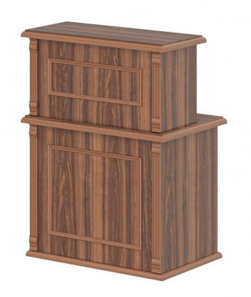 Стойка ресепшен РМС 090 Орех Даллас / RMS_0