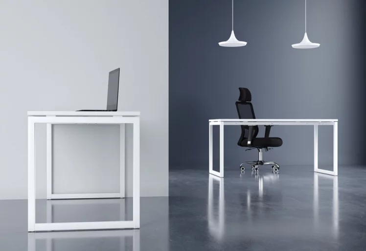 Стол руководителя КСТЕН-К КСКЕТ 189 Белый Антрацит / XTEN-Q XQET_1