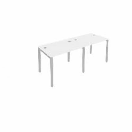 Рабочая станция на 2 раб.места Метал Сйстем Б.СМ-2.1 Белый/Серый / Metal System_0