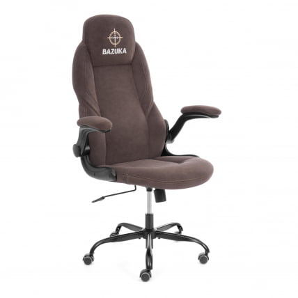 Кресло геймерское БАЗУКА металБЛ велюр, коричневый, 6 / BAZUKA metalBL_0