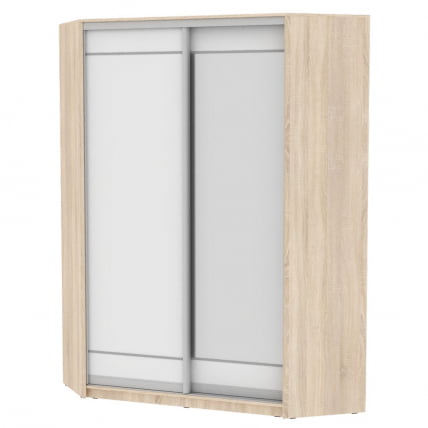 Шкаф-купе ЙА-198х1250-1(ДСС-Белый-Д1Д2) / YA-198х1250-1(ДСС-Белый-D1D2)_0