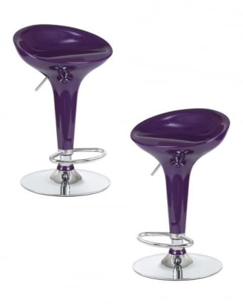 Стул барный ДОБРИН БОМБА (фиолетовый металлик) 2 шт / DOBRIN BOMBA_0