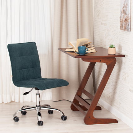 Кресло ЗЕРО велюр Cлермон, малахит, 089 / ZERO Clermon,_10