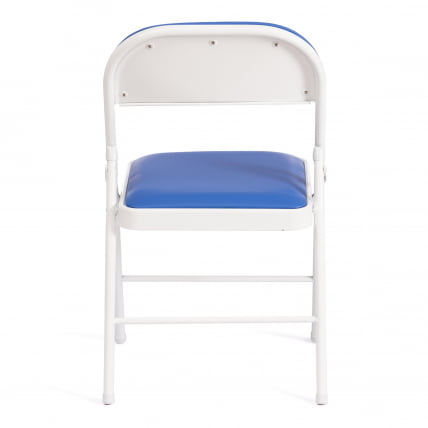 Стул складной ФОЛДЕР (мод. 3022Г) каркас: металл, сиденье/спинка: экокожа, 46.5 х 47.5 х 79 см, блуе (синий) / вхите (белый) / FOLDER (mod. 3022G) blue white_3