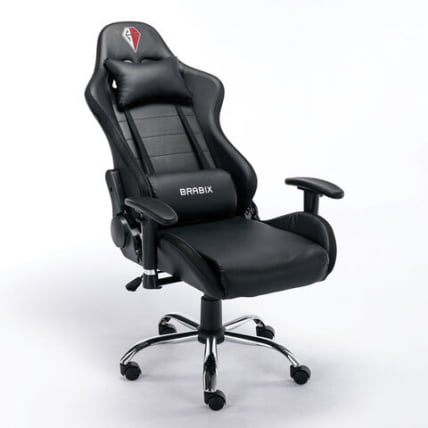 Геймерское кресло БРАБИКС Лумен ГМ-150 РГБ подсветка Черное / BRABIX Lumen GM-150 RGB_9