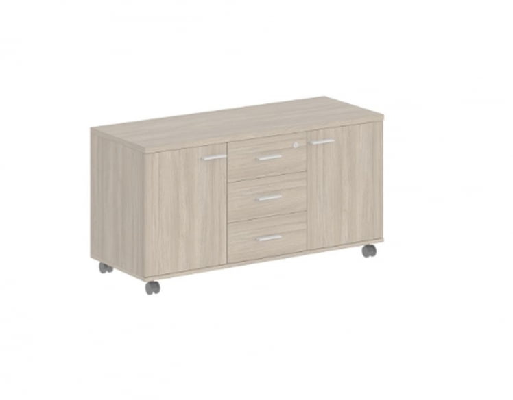 Тумба сервисная с 3-мя ящиками Сигма СГ.621.ОД.ОД Дуб темный / Sigma SG.621.OD.OD_0