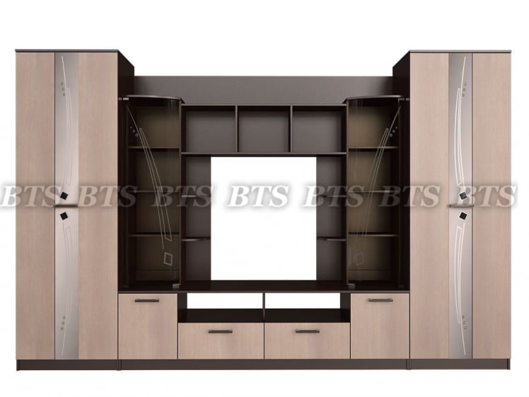 Гостиная Венеция (БТС) Венге/лоредо / (BTS)_3