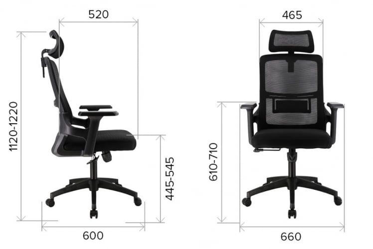 Эргономичное кресло Еверпроф ЕП-530 Сетка Черный / Everprof EP-530_3