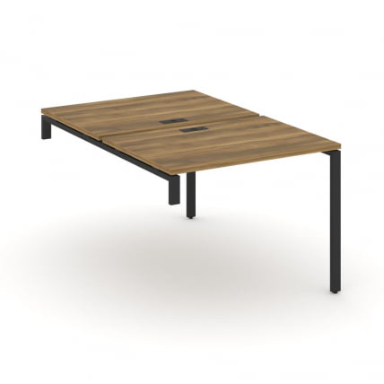 Двойной стол-надставка на опорную тумбу CОНCЕПТ CН.ДСН-001 Сандал Янтарный Антрацит / CONCEPT CN.DSN-001_0