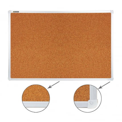 Доска пробковая для объявлений БРАУБЕРГ 60х90 см / BRAUBERG_0