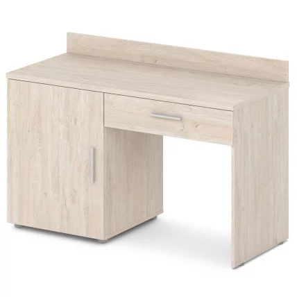 Стол с тумбой левый Орната 	Н-440 Л Дуб Верцаска Светлый / Ornata_0