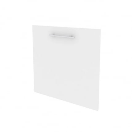 Фасад тумбы низкий - левый ФИТ МН-ФТН (Л) Белый Бриллиант / FIT MN-FTN (L)_0