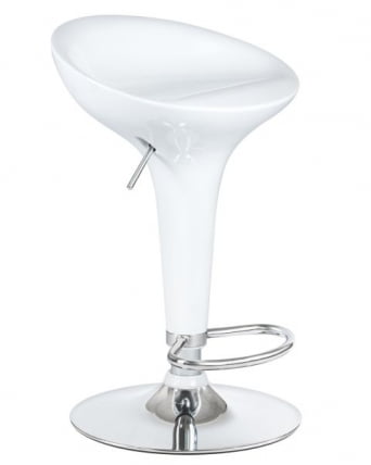 Стул барный ДОБРИН БОМБА (белый) 2 шт / DOBRIN BOMBA_2