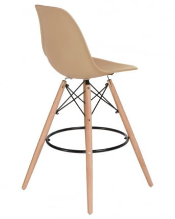 Стул барный ДОБРИН ДСВ БАР (ножки светлый бук, цвет сиденья бежевый (ГР-03)) 2 шт / DOBRIN DSW BAR (GR-03))_4