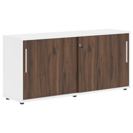 Шкаф с дверьми-купе ЕДИС ЕЛC 1643 Дуб Денвер темный Белый Белый / EDIS ELC_0