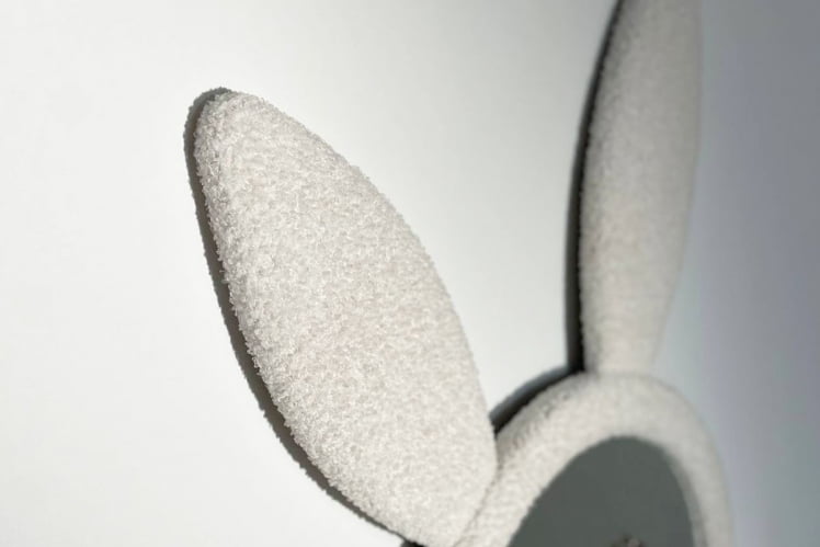 Набор детский Зайка МК-0019 белое дерево/белый (плюш) / MK-0019_7