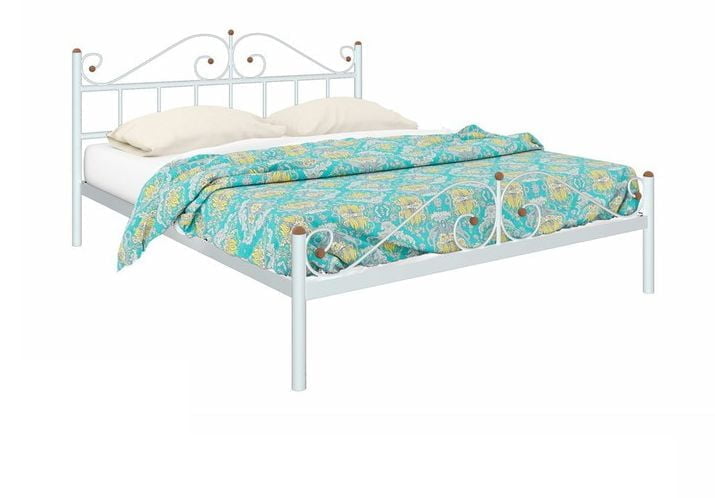 Кровать Диана Плус 1200х1900 Белая / Plus_0