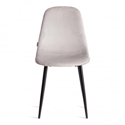 Стул БРЕЕЗЕ (мод. ДЖСC-58) Велюр/металл , 44 х 53 х 86 см, Лигхт грей (светло-серый) ХЛР14 / черный / BREEZE (mod. JSC-58) Light grey HLR14_4