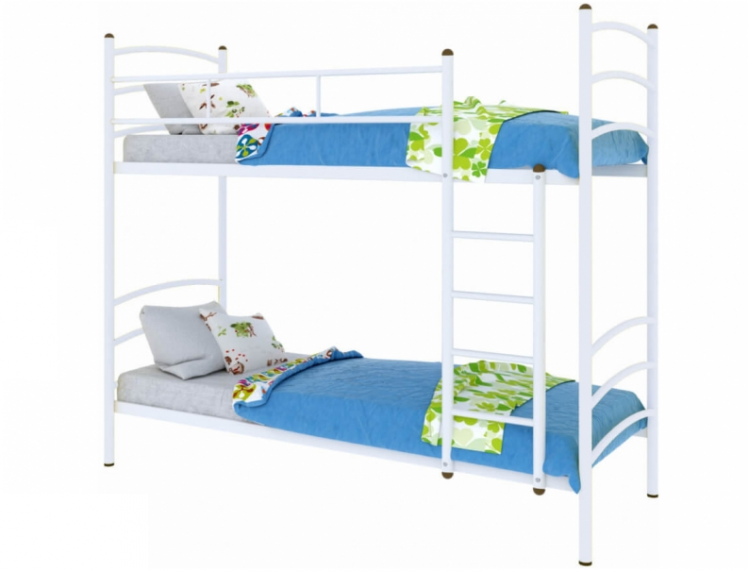 Кровать двухъярусная Милана Дуо 900х1900 Белая / Duo_0