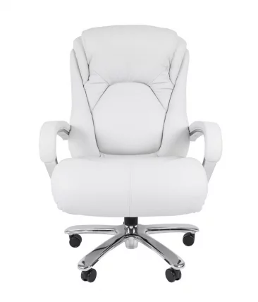 Кресло руководителя Чаирман 402 кожа Белый / Chairman_2