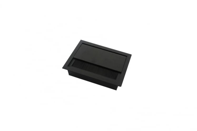 Лючок прямоугольный, металлический CБМ33622004 Черный / CBM33622004_0