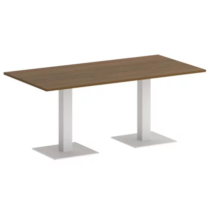 Стол прямоугольный ХОМЕ ОФФИCЕ ВР.СП-5-180.2 Орех Гварнери/Белый металл / HOME OFFICE VR.SP-5-180.2_0