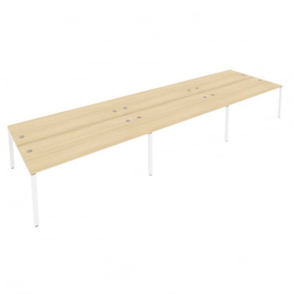 Рабочая станция на 6 раб.места Метал Сйстем Б.СМ-6.5 Акация/Белый / Metal System_0