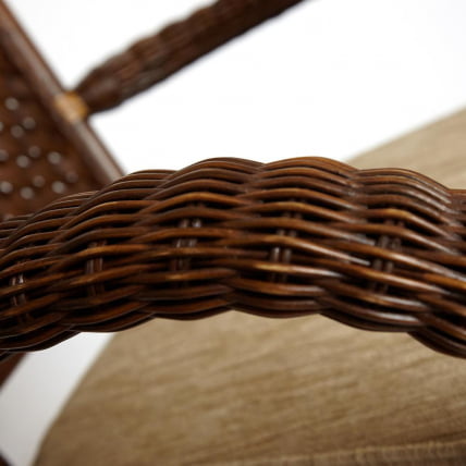 Комплект террасный АНДРЕА (стол кофейный со стеклом + 2 кресла + подушки) ротанг, 64х67х92см / Д60х55, Пекан Вашед (античн. орех) / ANDREA D60х55, Pecan Washed_6