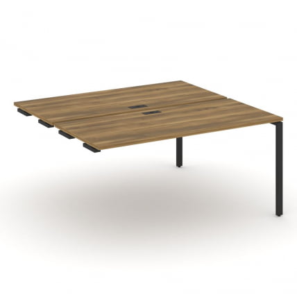 Двойной стол-приставка к опорным тумбам/шкафам CОНCЕПТ CН.ДСПР-004 Сандал Янтарный Черный / CONCEPT CN.DSPR-004_0