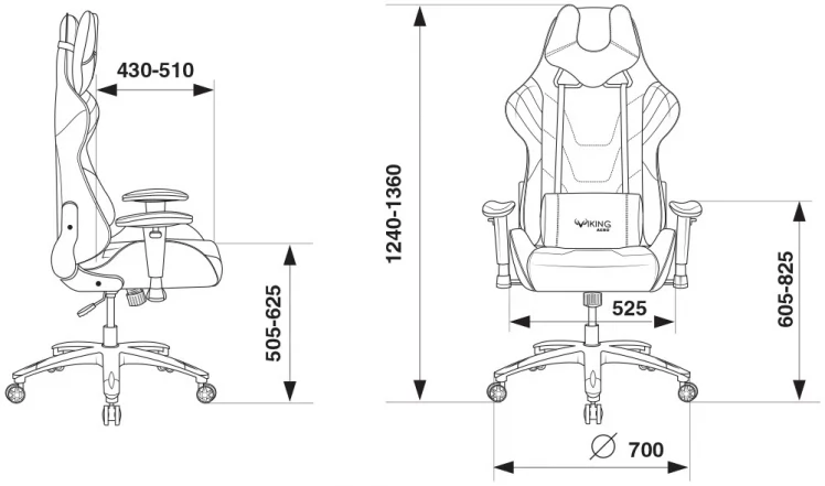 Кресло игровое Бюрократ ВИКИНГ 4 АЕРО РУС / VIKING AERO RUS_11