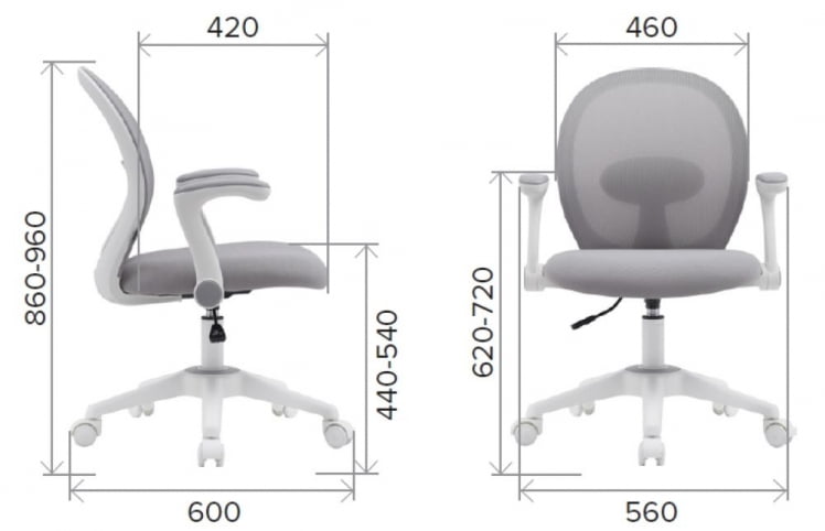 Детское кресло Еверпроф Флип Ткань Голубой / Everprof Flip_6