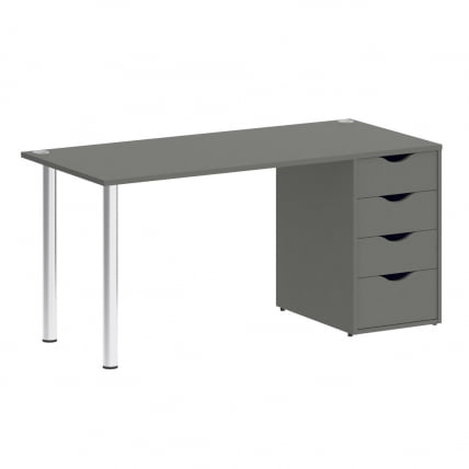 Стол письменный ХОМЕ ОФФИCЕ ВР.СП-3-158.4 Металлик / HOME OFFICE VR.SP-3-158.4_0