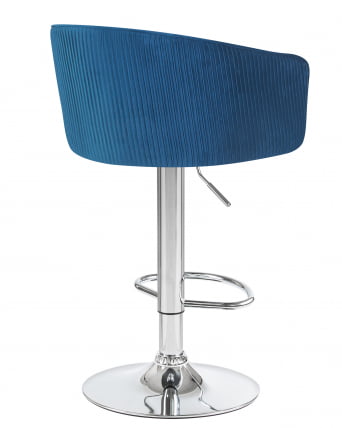 Стул барный ДОБРИН ДЭРCЙ Синий велюр 1922-20 / DOBRIN DARCY_3