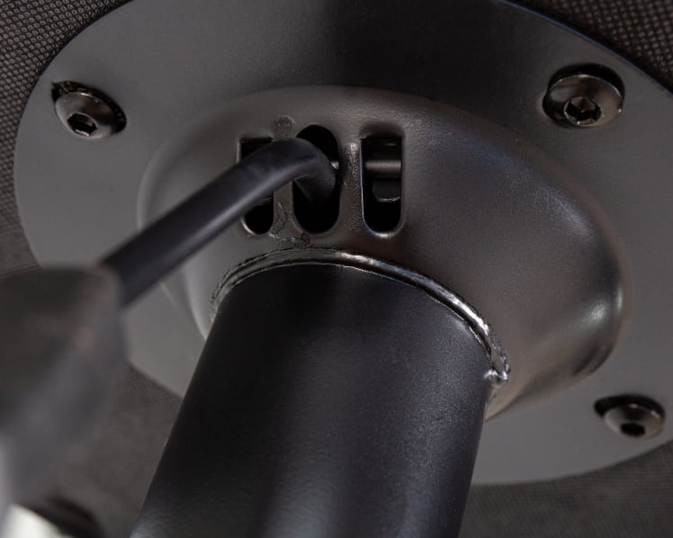 Табурет барный ДОБРИН БРУНО БЛАCК велюр Черный МДЖ9-101 / DOBRIN BRUNO BLACK MJ9-101_4