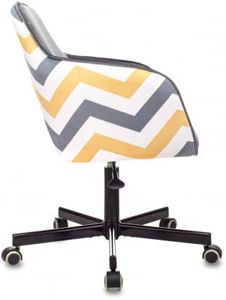 Кресло для оператора Бюрократ CХ-380М Серая жемчужина Италиа 26 зигзаг / CH-380M Italia_2