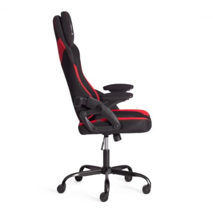 Кресло иШарк ткань, черный / красный / iShark_4