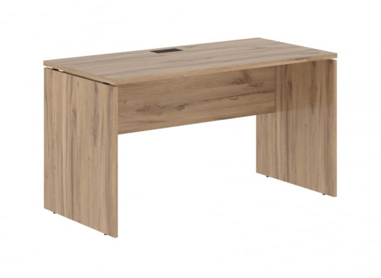 Стол письменный ЕДИС ЕДСТ 1367 Дуб Денвер светлый Черный / EDIS EDST_0