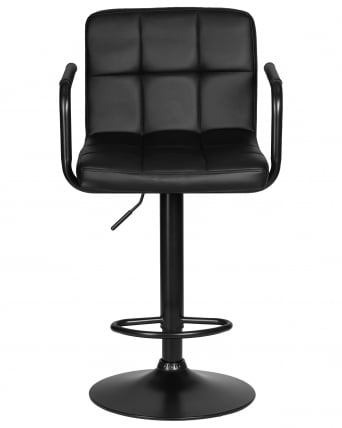 Стул барный ДОБРИН КРУГЕР АРМ БЛАCК (черный) / DOBRIN KRUGER ARM BLACK_5