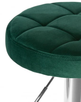 Табурет барный ДОБРИН БРУНО (зеленый велюр (МДЖ9-88)) 2 шт / DOBRIN BRUNO (MJ9-88))_3
