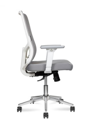 Кресло офисное Бест ЛБ вхите Греи / Best LB white Grey_3