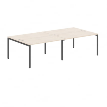 Стол четырехместный КСТЕН-С КСВСТ 2814 Бук тиара/антрацит / XTEN-S XWST_0