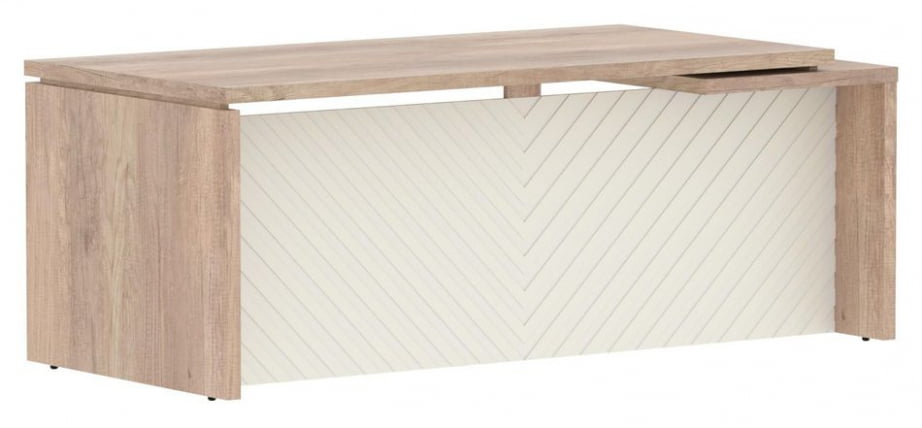 Стол руководителя левый Торр ЛУКС ТЛCТ 209 Л Дуб Каньон Латте / Torr LUX TLCT L_0