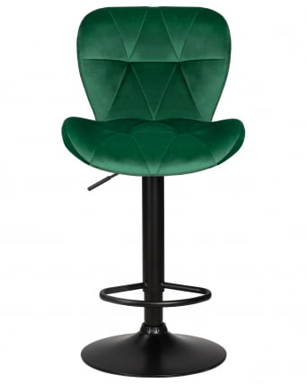 Стул барный ДОБРИН БАРНИ БЛАCК (зеленый велюр (МДЖ9-88)) / DOBRIN BARNY BLACK (MJ9-88))_5