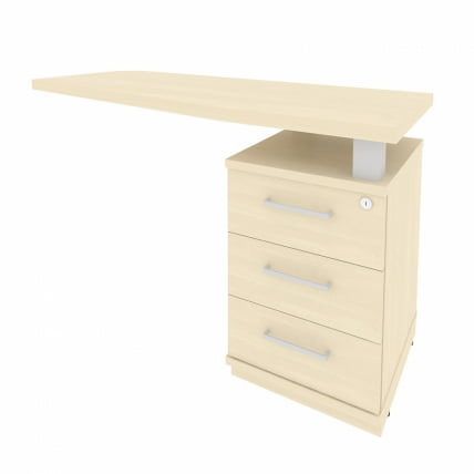 Тумба приставная Фирст КТП-2 (Р) Клен / First KTP-2 (R)_0