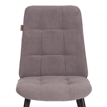 Стул обеденный Асти флок , 47х54х86, серый, 29 / Asti_5